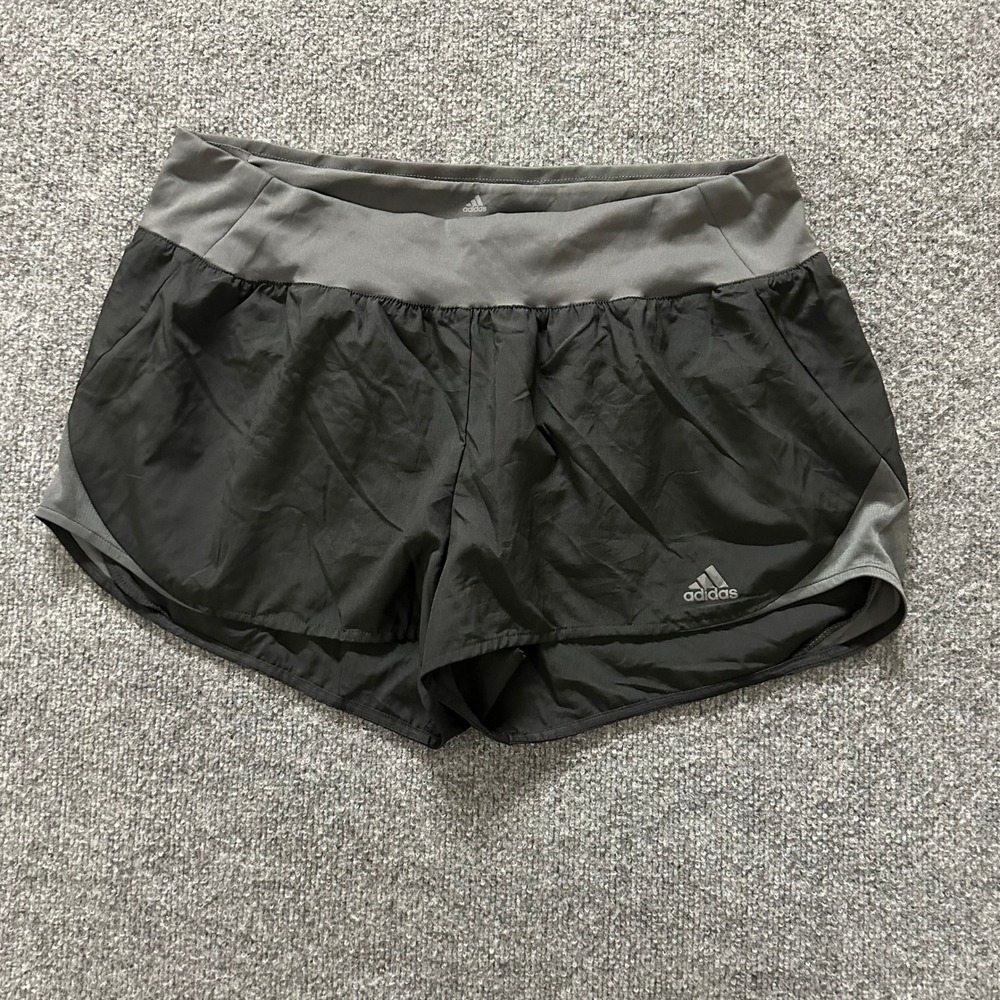 Adidas Shorts Womens XL Black Aeroready Running 3 Inch Athletic Breathable Gym
